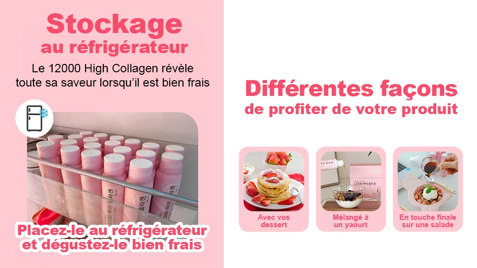 12000 High Collagen - 14 Bouteilles de Complément Alimentaire au Collagène Ultra-concentré